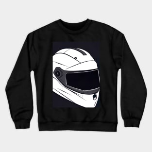 Motorcycle Helmet Crewneck Sweatshirt